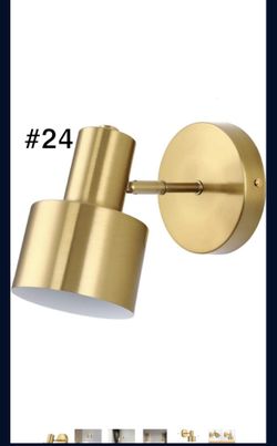 Gold Wall Sconce Light Fixture