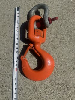 Rigging shackle and hook