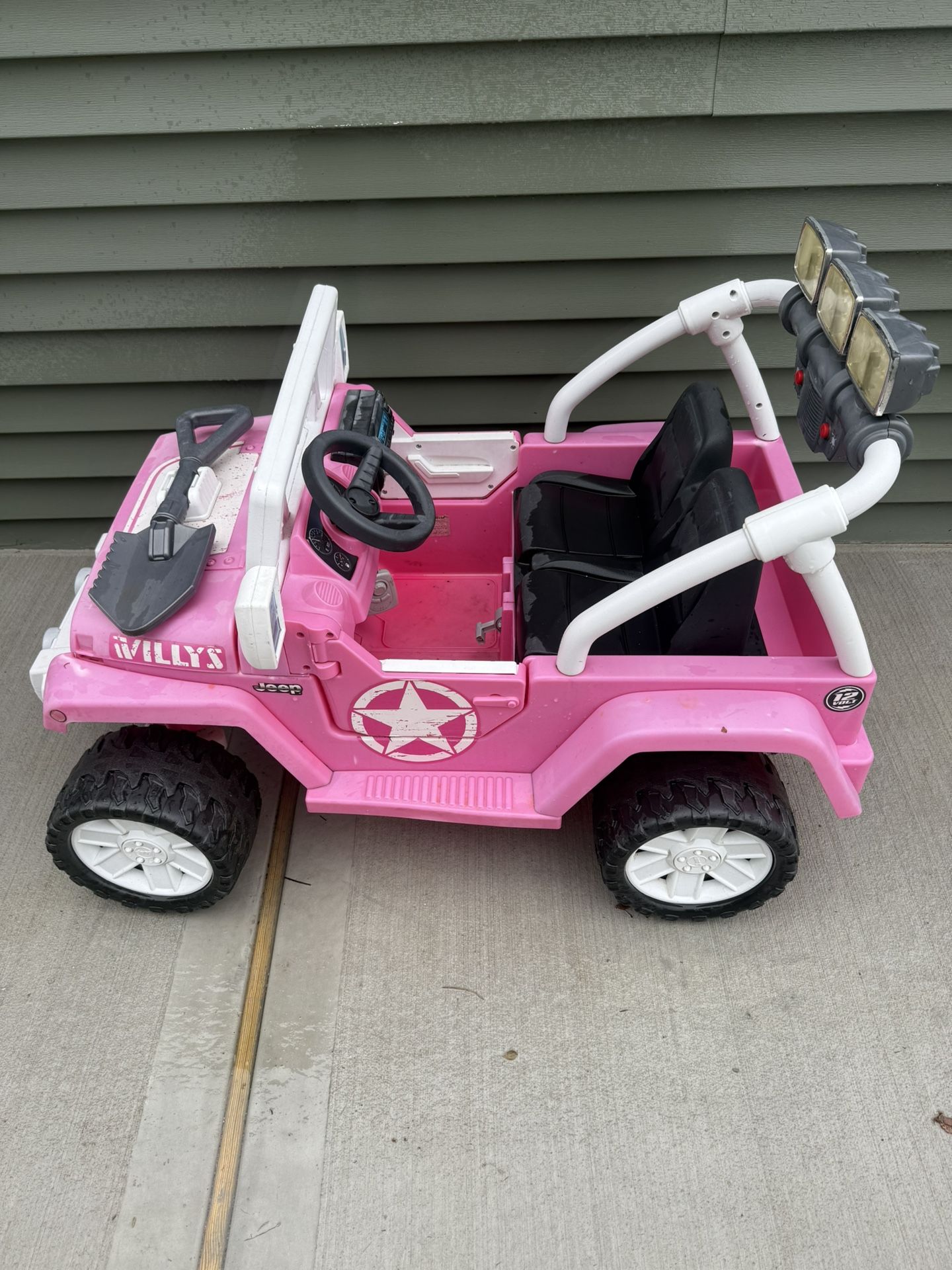 Kids Barbie Jeep