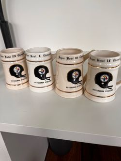 Pittsburgh Steelers Super Bowl Steins