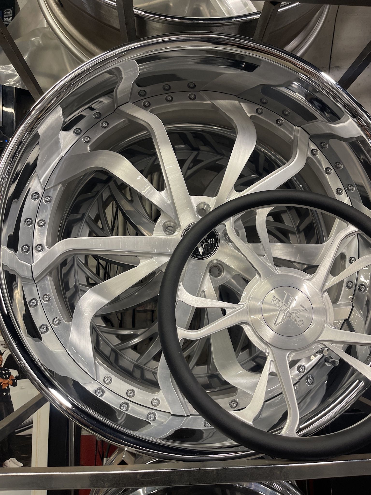 24” Vellano Wheels Rims Tires Steering Wheel