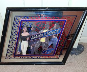 Bud Light 'Come Out and Play' Bar Mirror Sign