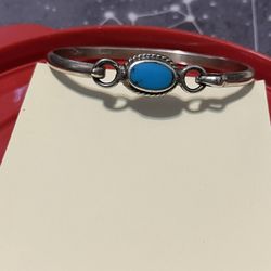 Silver & Turquoise Bracelet Women’s
