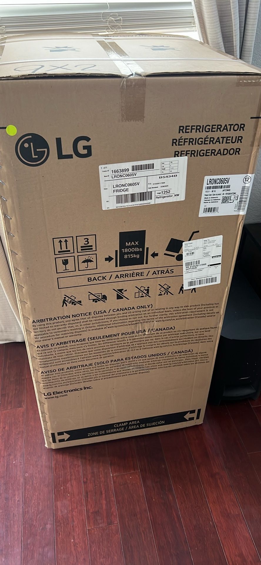 LG Mini/Garage Refrigerator