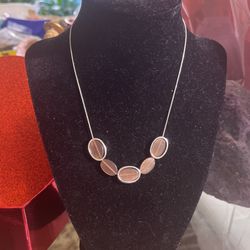 Adjustable Plated Silver elegant Necklace