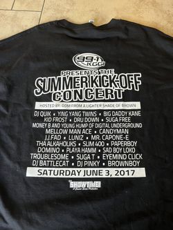 Rap Summer Kick-off Concert Shirt 2017