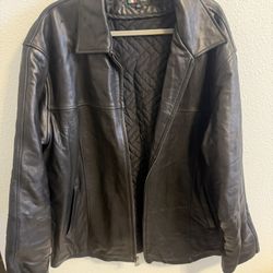 Material By Ital Men’s Leather Jacket