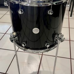 16x15  dw desing series black piano floor tom