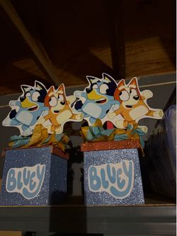 Bluey centerpieces