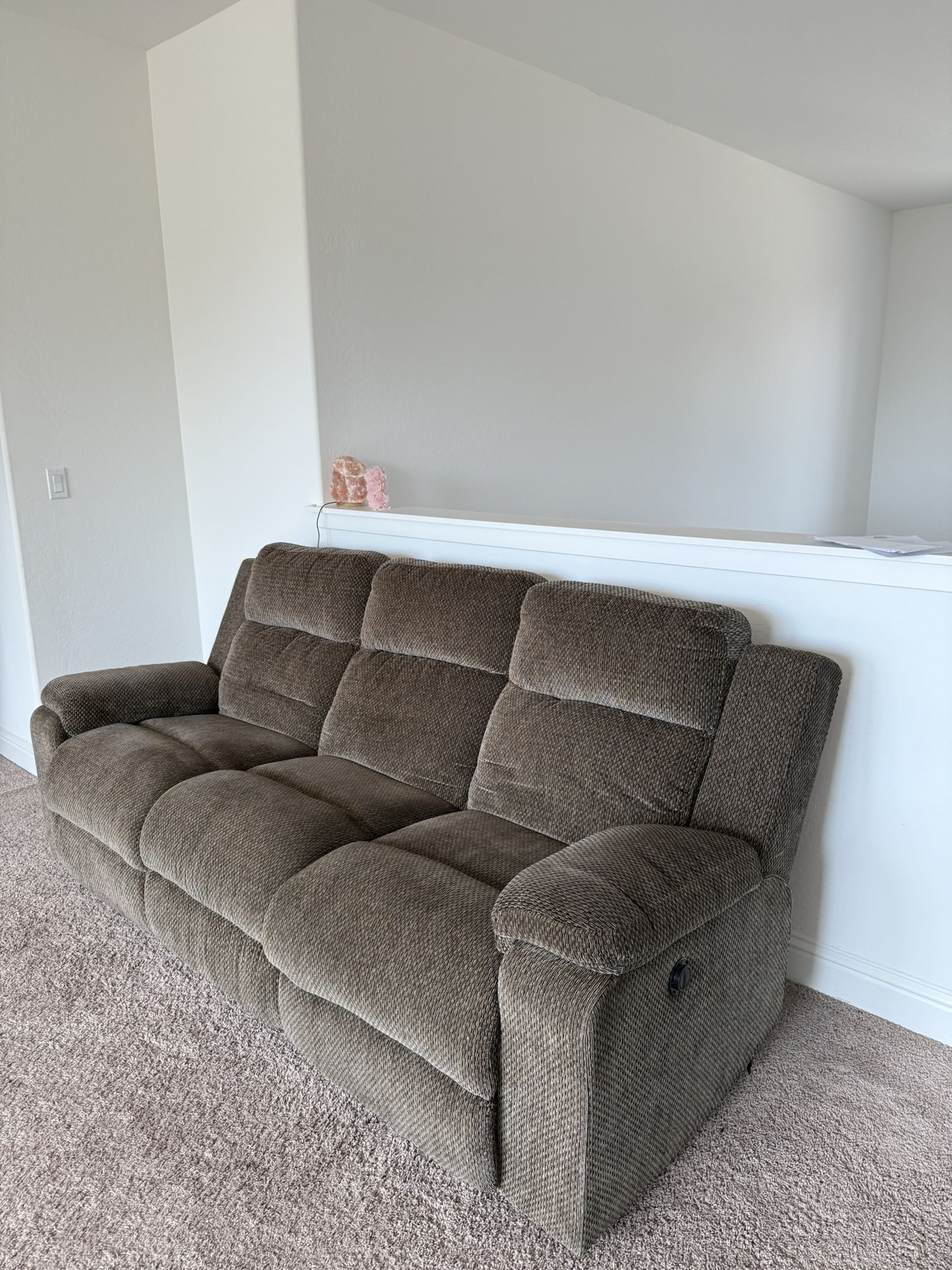 🎀BEST OFFER🎀 Soft & Comfy Couch Brown 3 Seater