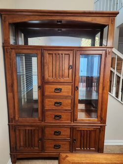 Mission Style Hutch