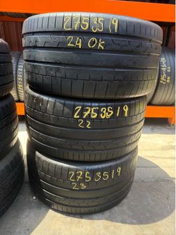 19” tires continental 275/35/19 with free installation $75 each
