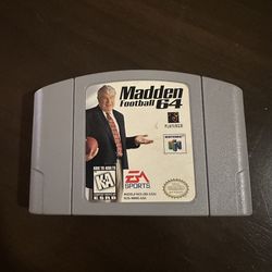 Madden 64 Football Nintendo 64 Game