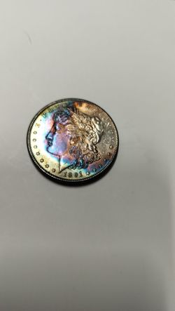 Toned 1881 S Morgan