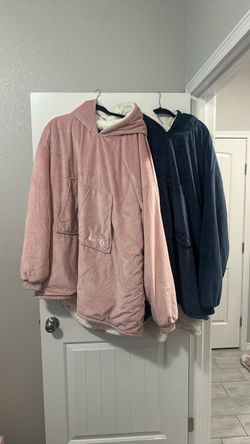 Comfy Oversized Blanket Hoodie – Set of 2