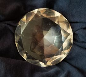 Crystal diamond Paper Weight Collectible 