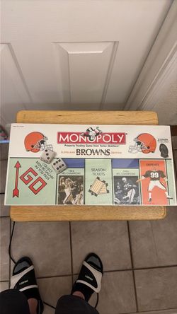 Cleveland browns monopoly sealed rare