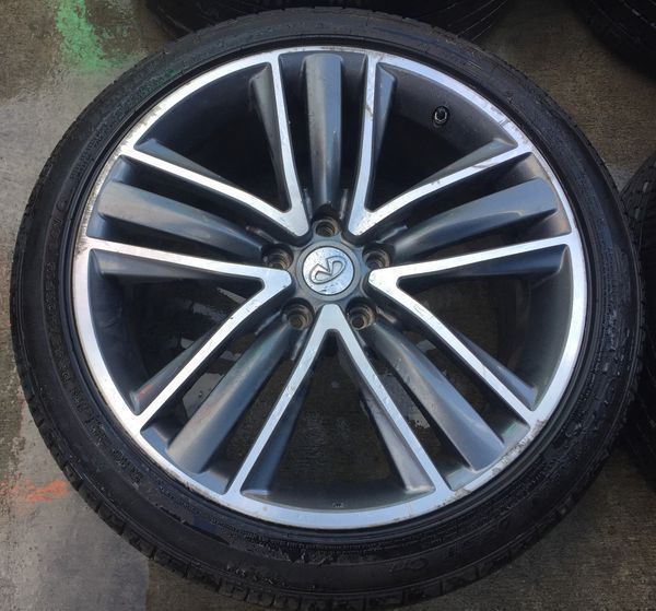 2014 2015 2016 2017 INFINITI Q50, 2017 2018 Q60 19" INCH WHEEL RIMS W/ TIRES (SET OF 4)