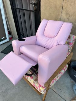 Pink Toddler Recliner Chair