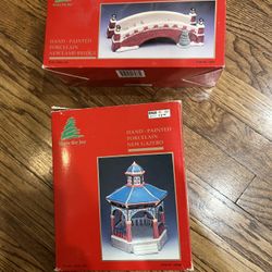 1990s Caldor Christmas Village Set