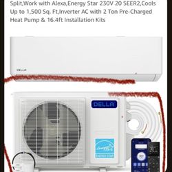 Air conditioner A/c Unit New In Box Della Optima