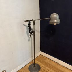 Industrial Artist-Made Floor Accent/Reading Lamp