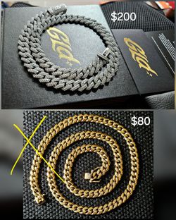 Iced out/gold cuban link chains!