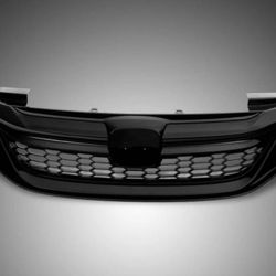 Front Bumper Upper Hood Grill Fit For 16-17 Honda Accord  Sedan Sport Style