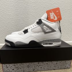 Jordan 4 Retro White Cement Size 10.5
