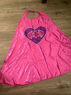 Pink Batgirl adult Costume Cape