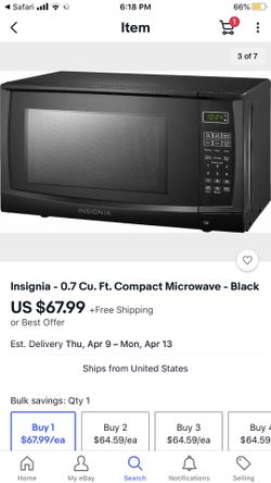 Microwave insignia .7 cu ft