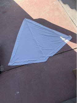 White Triangle Scrims for Lighting or Speaker Tripods by Scrim King