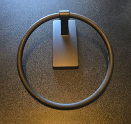 Command strip towel holder