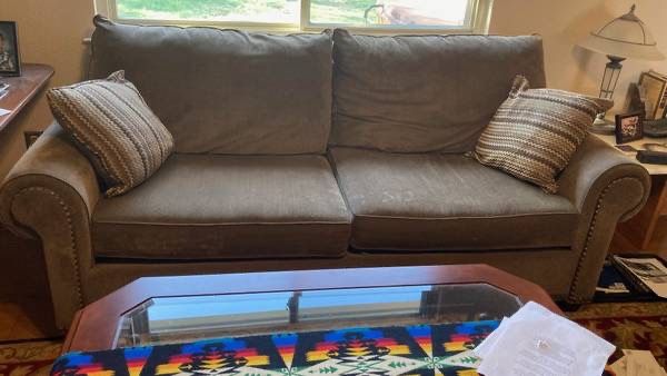 Couch and Oversized Chair