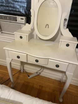 White Vanity Table