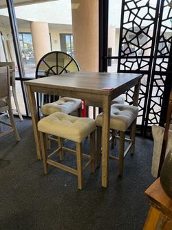 Counter height dining set
