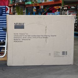 Seville Classics Steel Tote Shelving