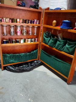 Oak Sewing Screen