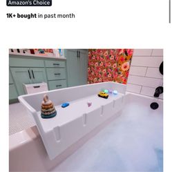 Tub Topper® Bathtub Splash Guard