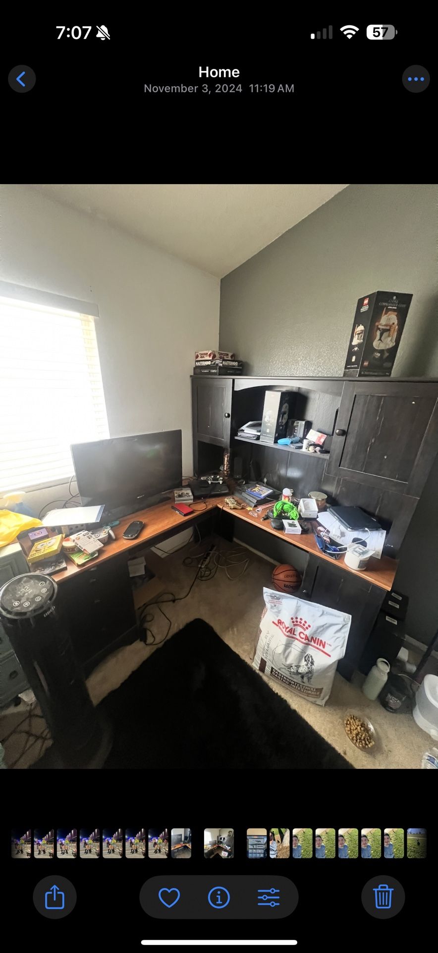 Large L Shaped Wood Desk