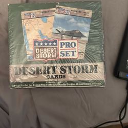 Pro Set Desert Storm collector Cards