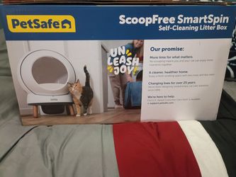 PetSafe scoopfree smart spin self cleaning litter box never opened brand new
