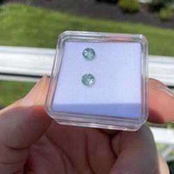 Montana Sapphires Round pair