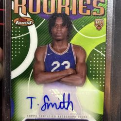 23/24 Topps Finest Rookie Auto Terquavion Smith 