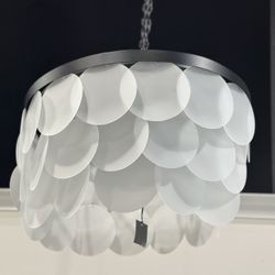 Ainsley 8 - Light Dimmable Tiered Chandelier. 19.625'' H X 30'' W X 30'' D MSRP $1163. Our price $429 + sales tax  