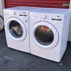 LG Set Gas Dryer And Washer 
