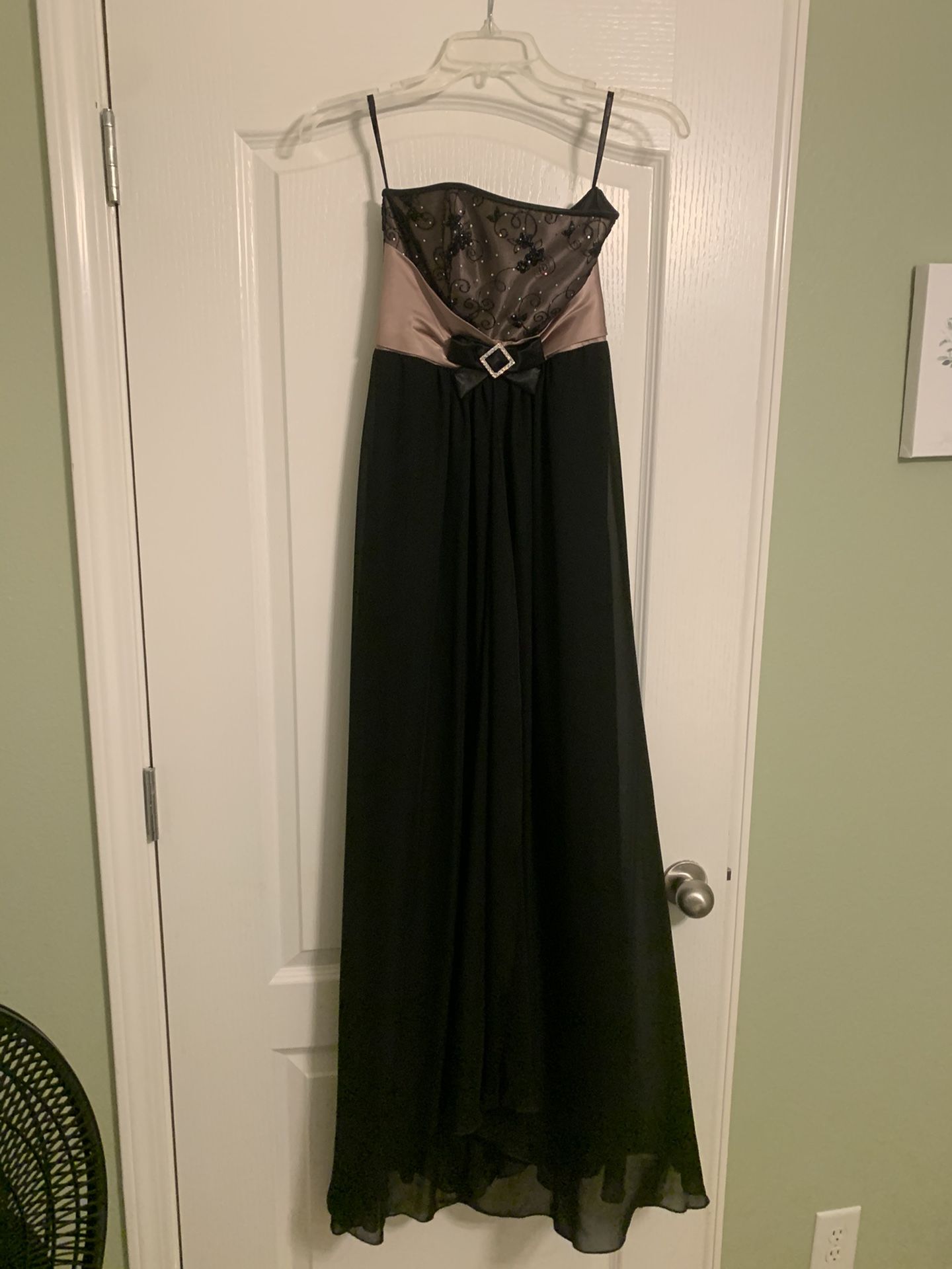 Long Formal Black Dress Size 1
