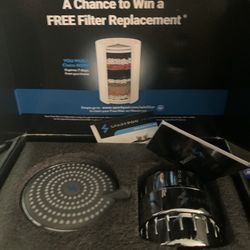 SparkPod Shower Filter Head - Filtered Shower Head With Proprietary Shower Filters To Remove Chlorine And Flouride
