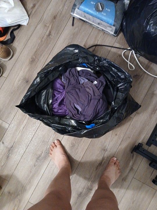 Big Bag Of Different Sized Women's Clothes