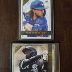 2020 Topps Gallery Bo Bichette & Luis Robert Rookie Cards.